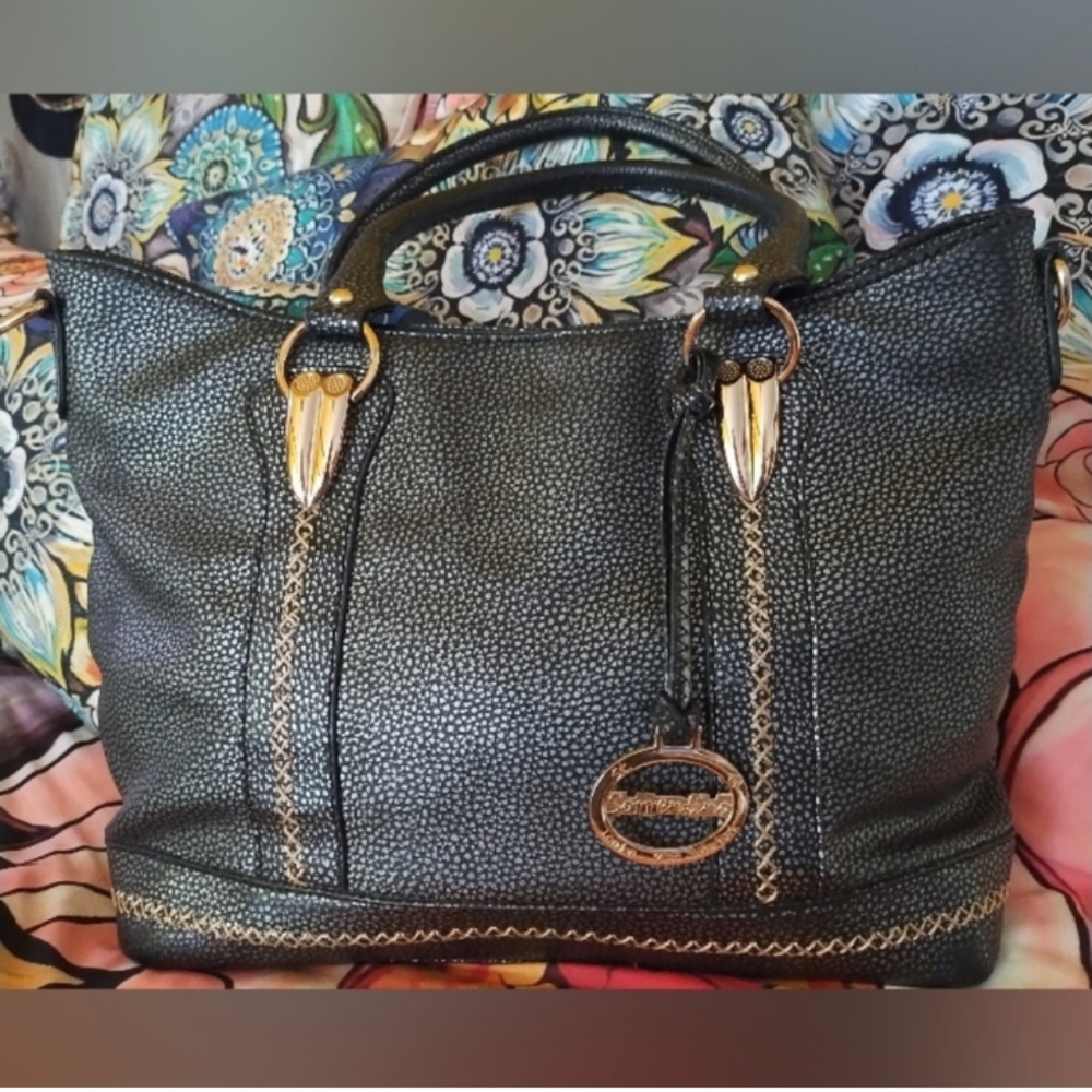 Sorrentino Black Tote Handbag